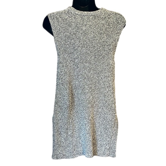 Aritzia Wilfred XS Palmier Tunic Side Slit Sleeveless Knit Marled Sweater - Picture 3 of 5